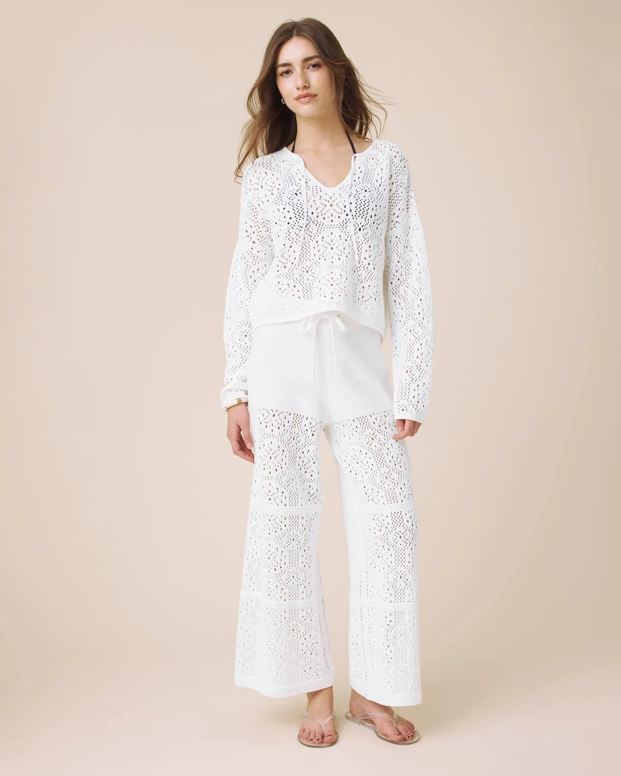Beckham Crochet Sweater Pant sold by Splendid product image thumbnail 2