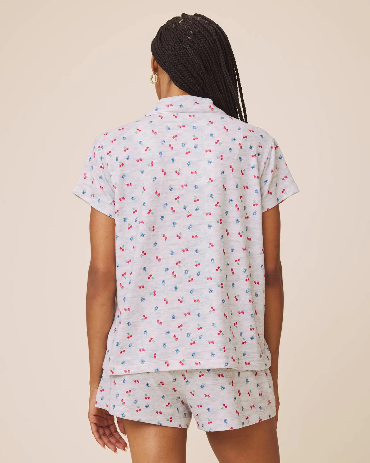 Tossed Fruit Flora Pillowsoft Short Set sold by Splendid product image thumbnail 5