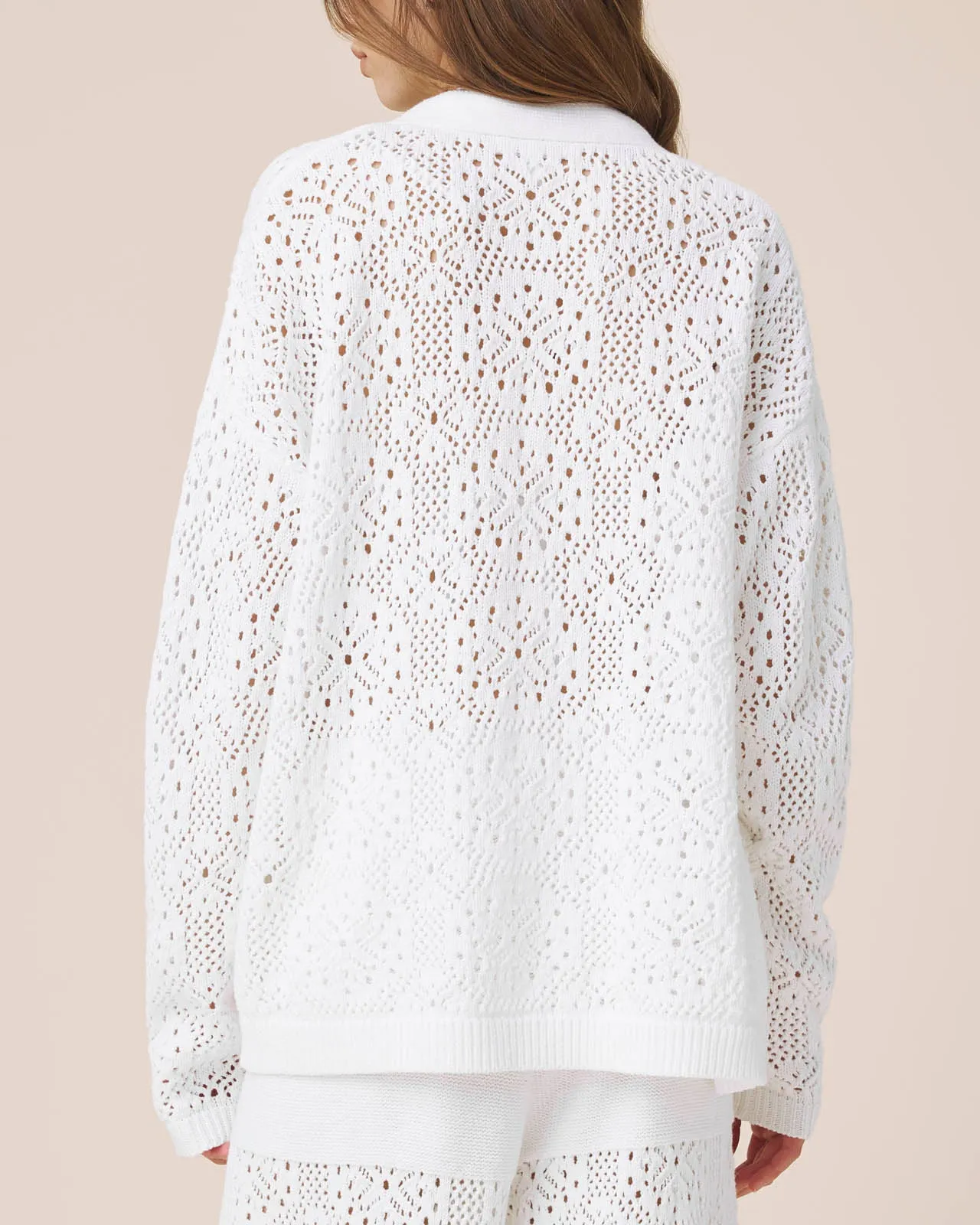 Beckham Crochet Open Cardigan sold by Splendid product image thumbnail 4