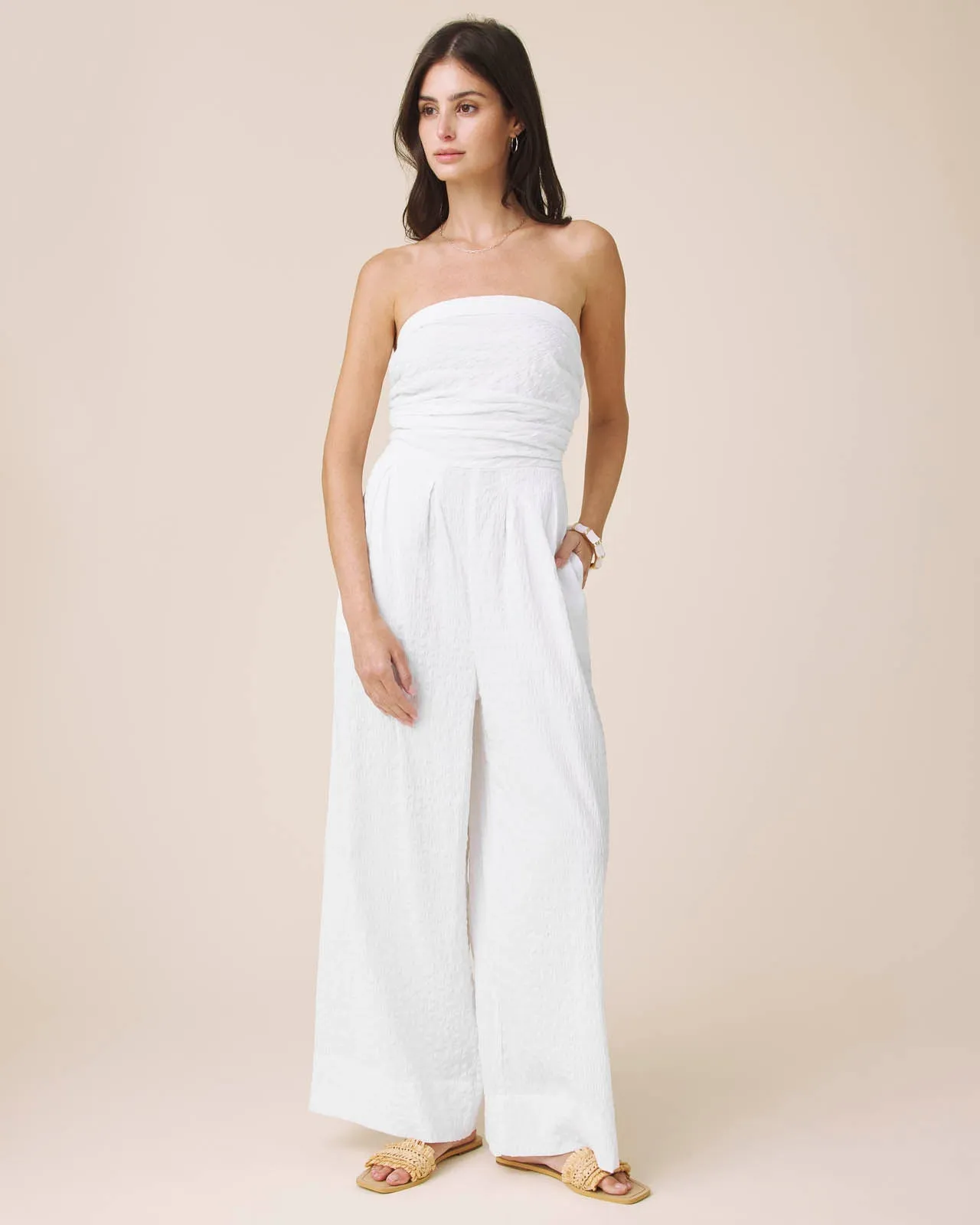 Gigi Seersucker Jumpsuit sold by Splendid product image thumbnail 3