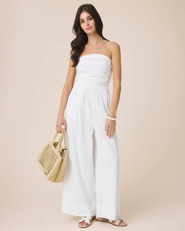 Gigi Seersucker Jumpsuit made by Splendid