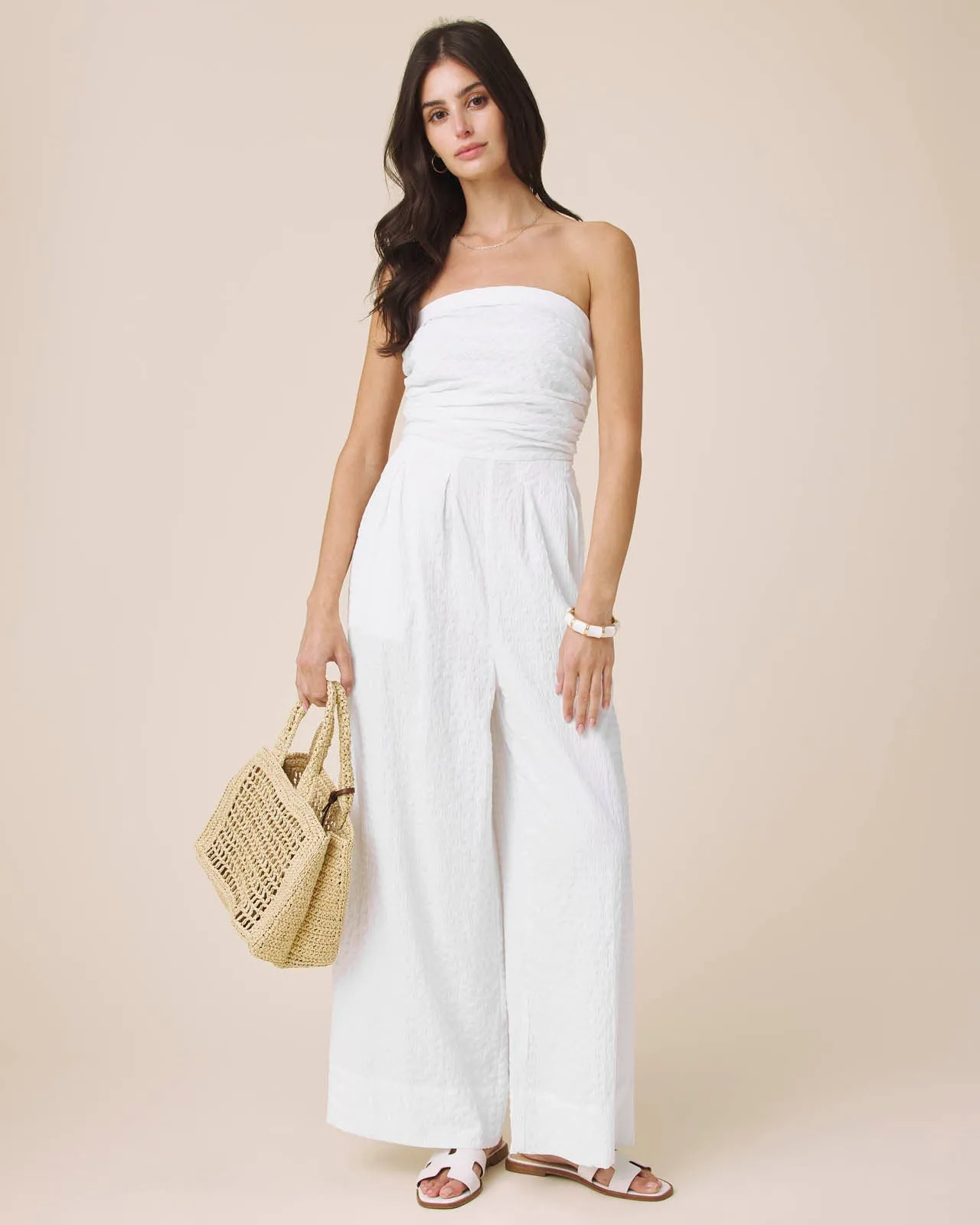 Gigi Seersucker Jumpsuit sold by Splendid