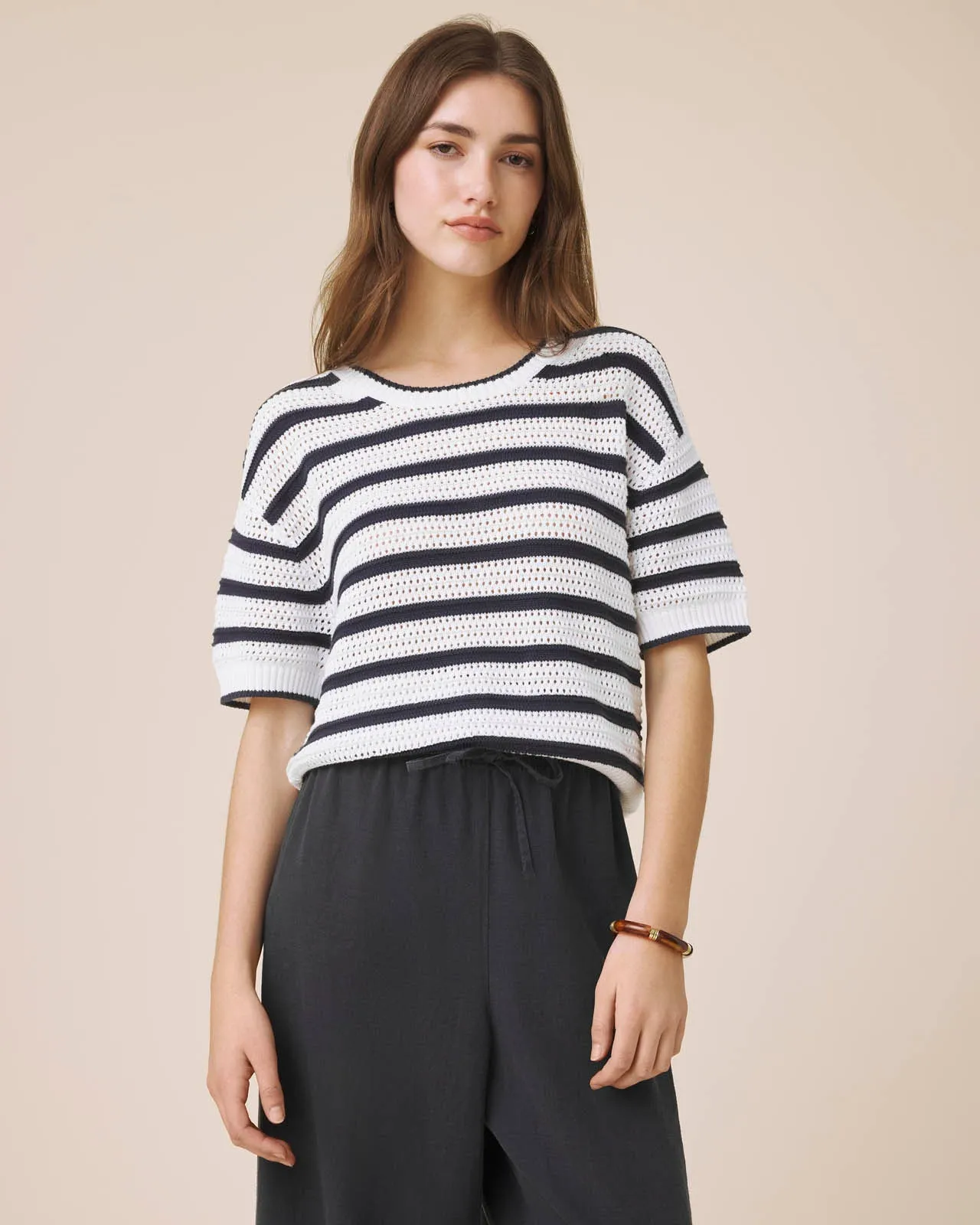 Beckham Stripe Sweater sold by Splendid product image thumbnail 2