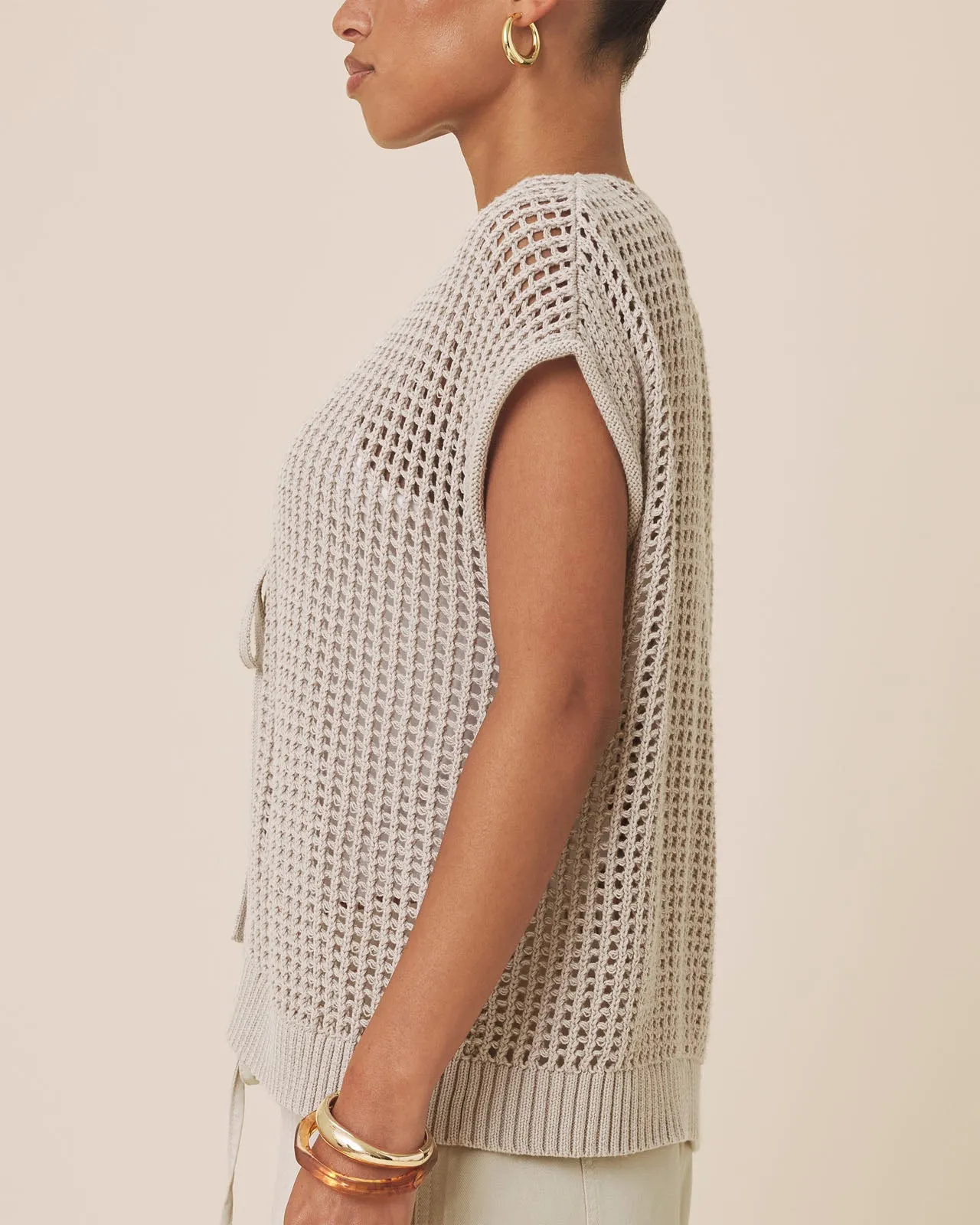 Simona Tie Front Cardigan sold by Splendid product image thumbnail 4