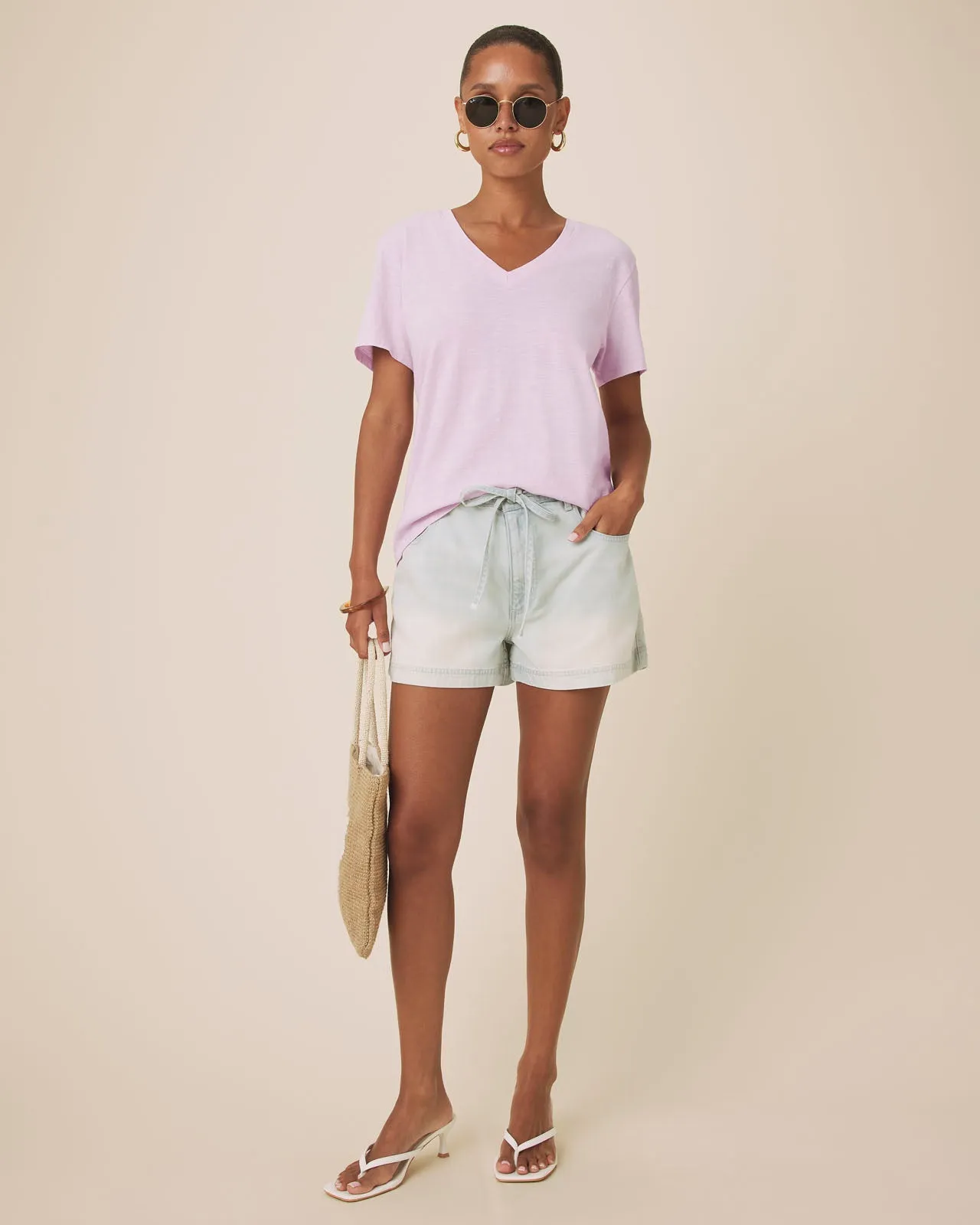 Louisa Boyfriend V-Neck Tee sold by Splendid product image thumbnail 5