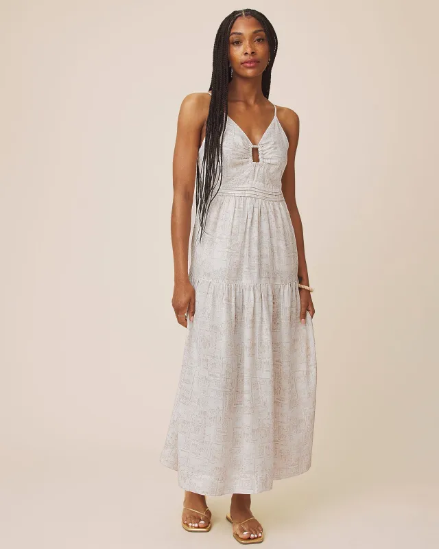 Darcy Stamp Maxi Dress made by Splendid