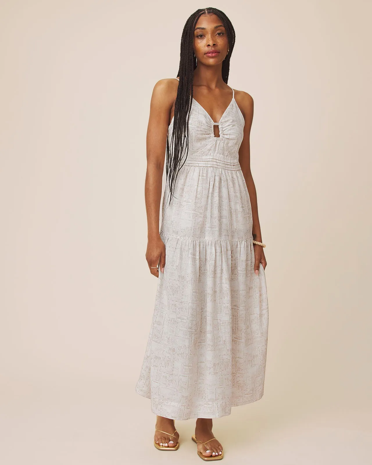Darcy Stamp Maxi Dress sold by Splendid