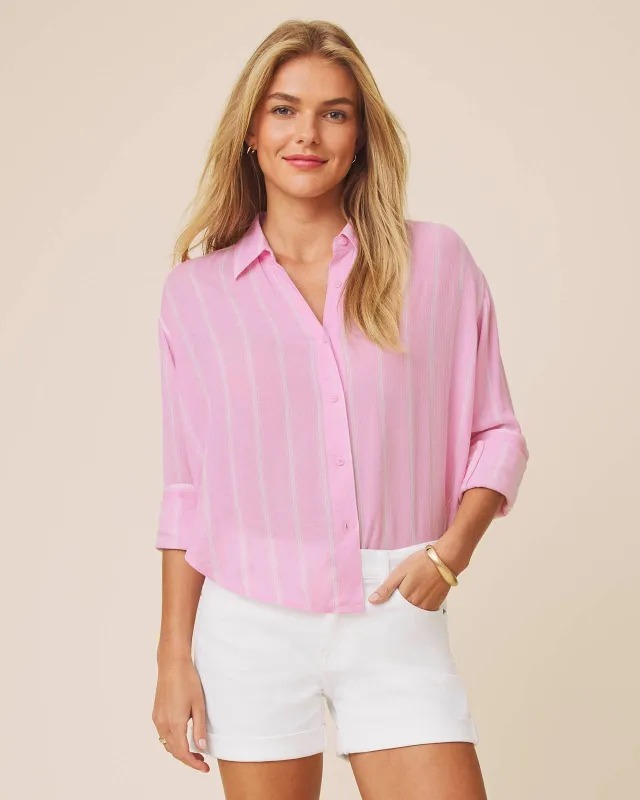 Jaylei Stripe Button Down made by Splendid
