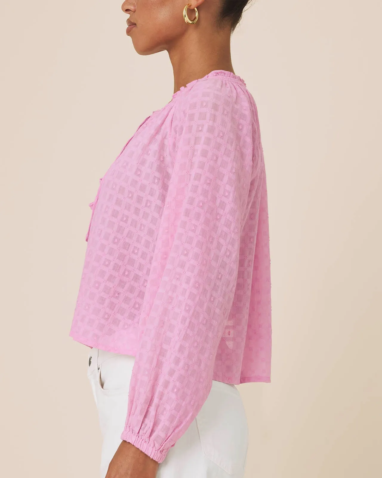 Fleur Tie-Front Top sold by Splendid product image thumbnail 4