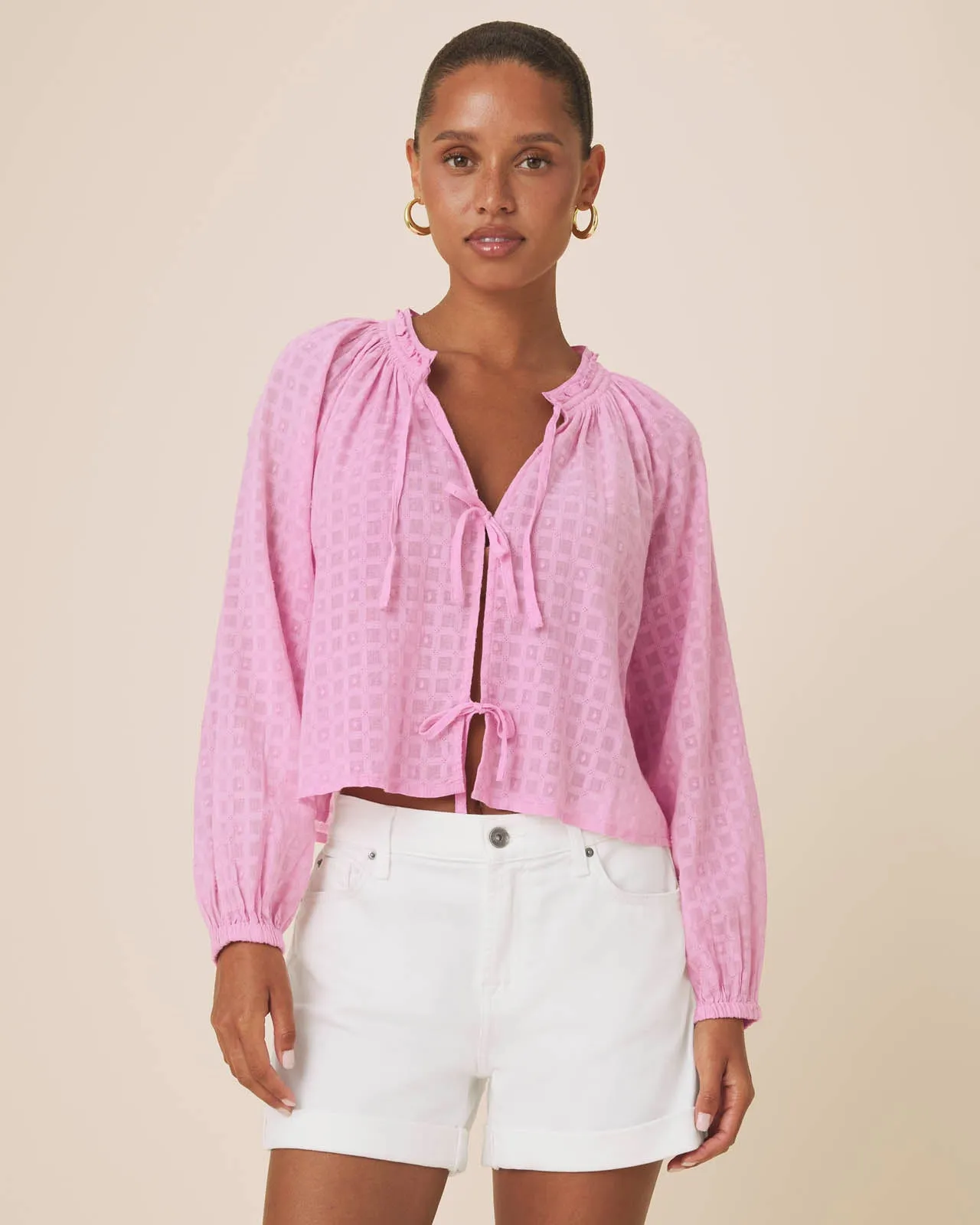 Fleur Tie-Front Top sold by Splendid product image thumbnail 3