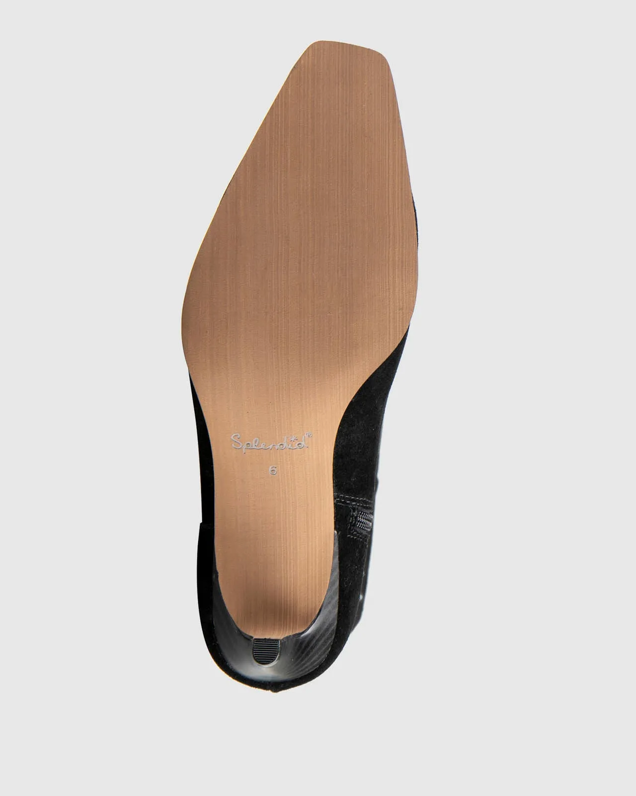 Josh Laser Cut Tall Suede Boot in Black sold by Splendid product image thumbnail 4