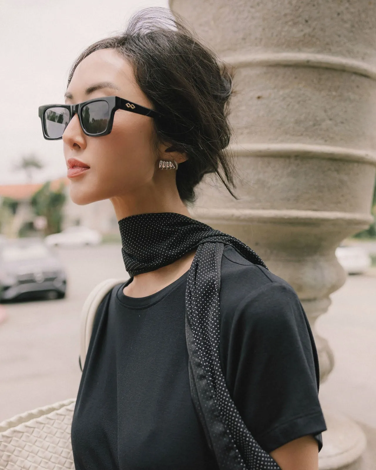 Splendid x @Chrisellelim: The Chriselle Tee & Scarf Set sold by Splendid product image thumbnail 3