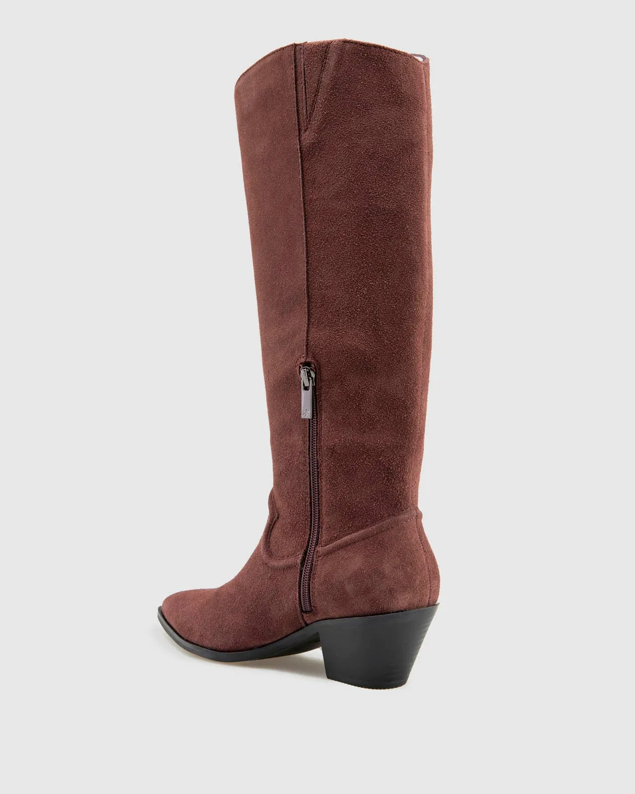 Amirah Western Suede Boot in Wine sold by Splendid product image thumbnail 3