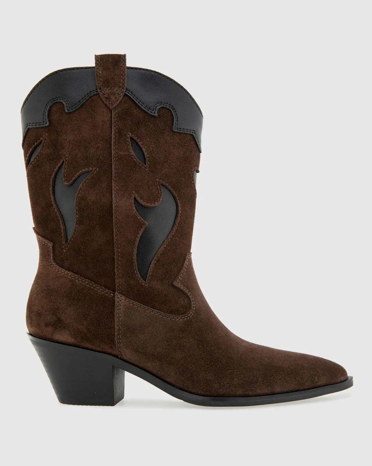 Angel Western Suede Bootie in Spice sold by Splendid product image thumbnail 2