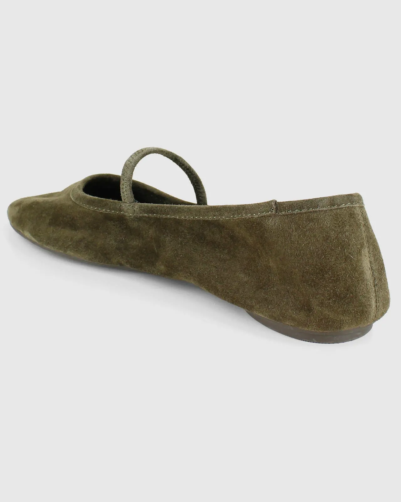 Bella Suede Ballet Flat in Olive sold by Splendid product image thumbnail 3