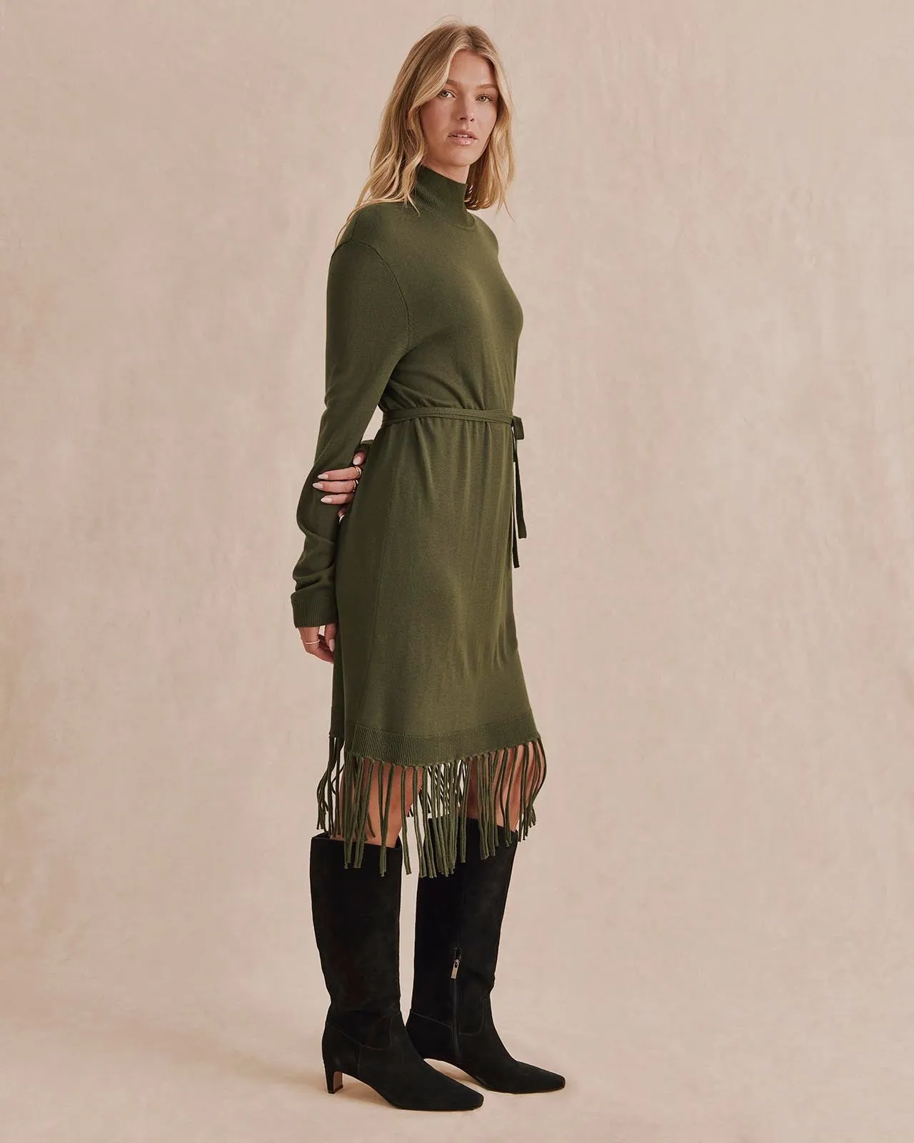 Sadie Fringe Sweater Dress sold by Splendid product image thumbnail 5