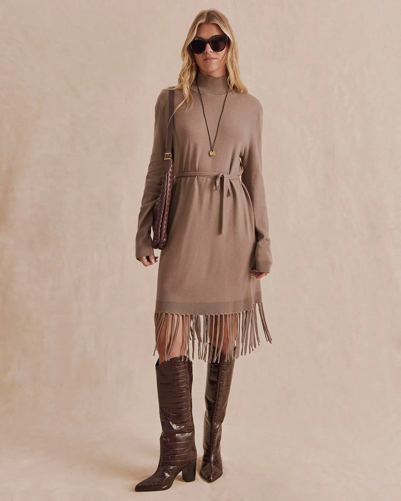 Sadie Fringe Sweater Dress sold by Splendid product image thumbnail 2