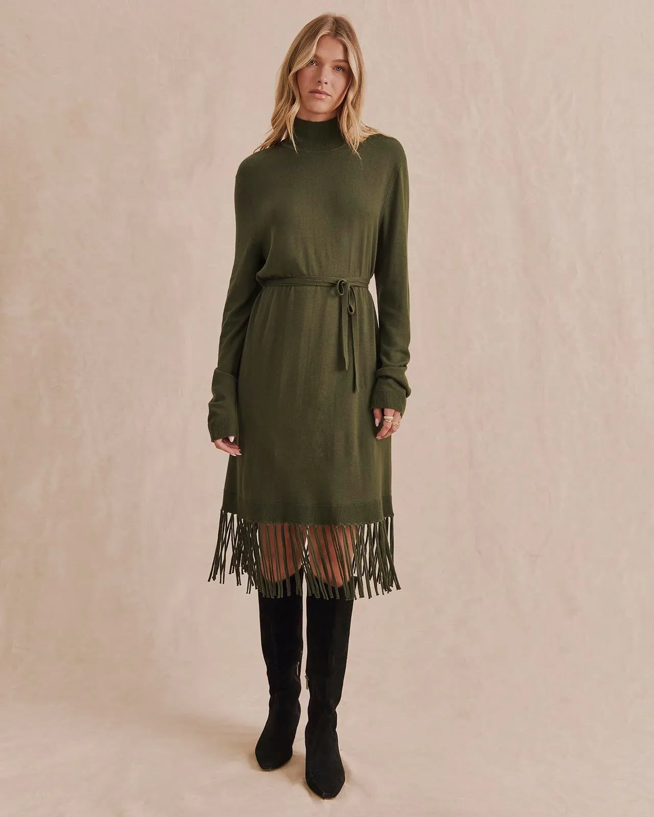 Sadie Fringe Sweater Dress sold by Splendid product image thumbnail 3