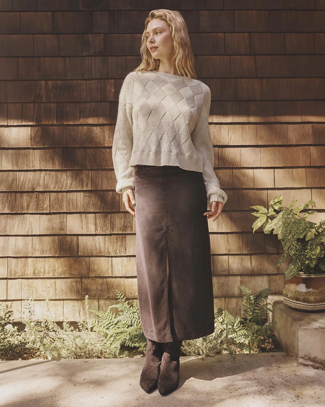 Ryder Suede Skirt sold by Splendid product image thumbnail 2