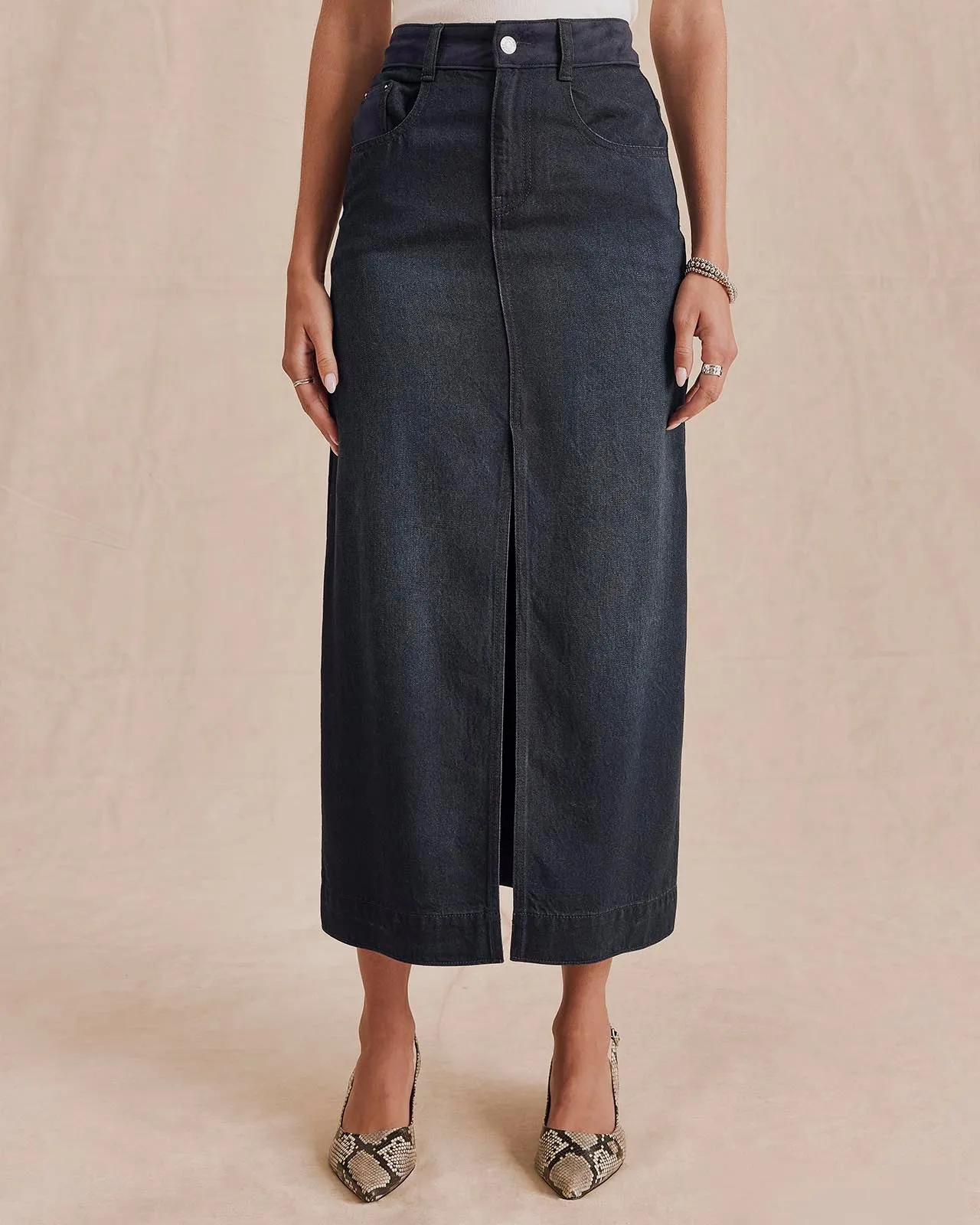 Ryder Suede Skirt sold by Splendid