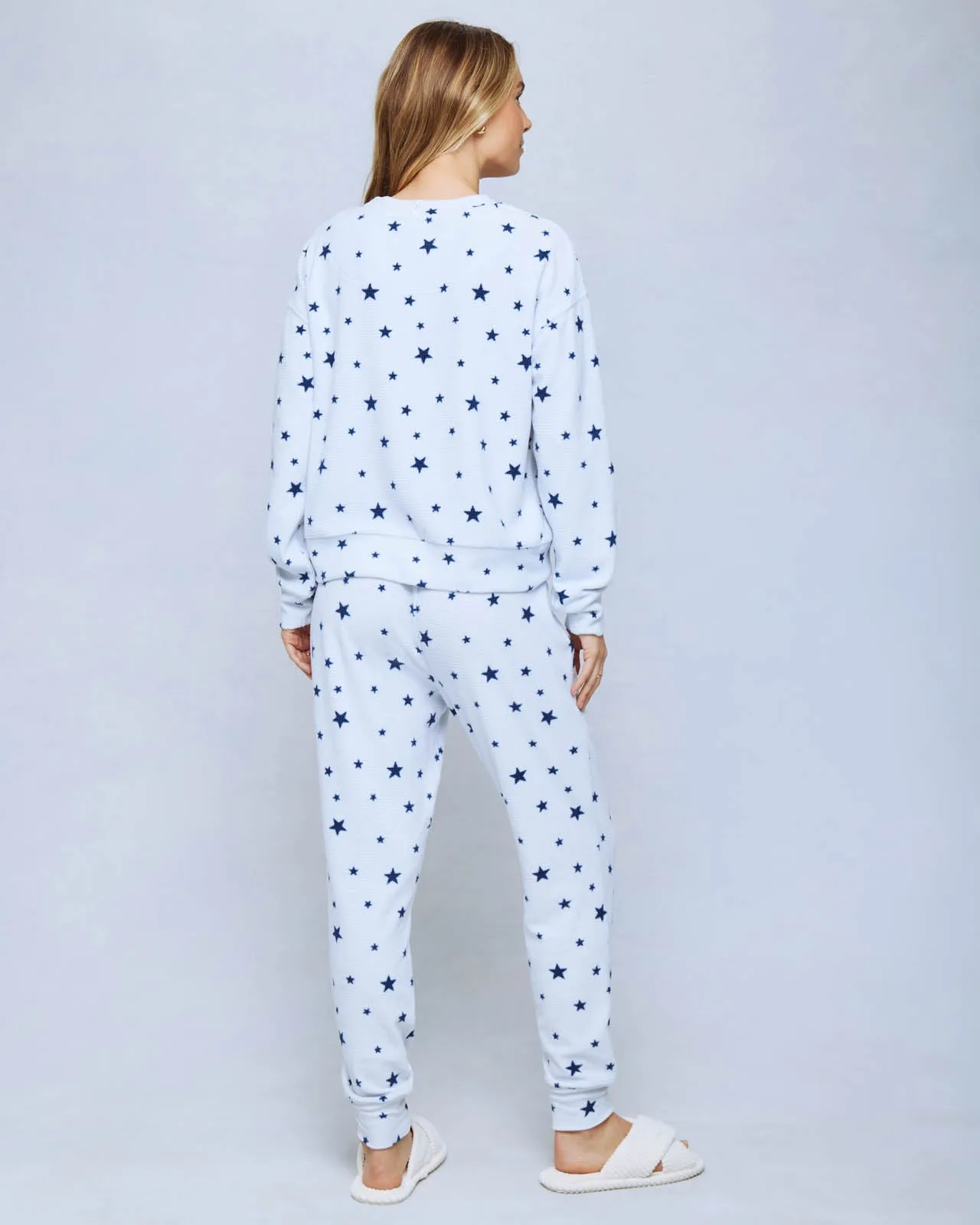 Sleepy Star Multi Marna Waffle Thermal PJ Set sold by Splendid product image thumbnail 4