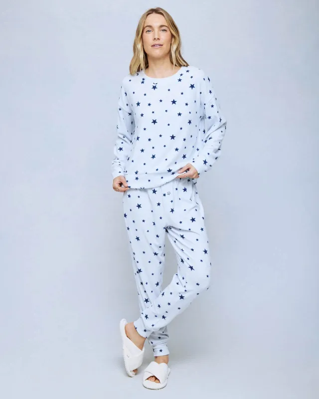 Sleepy Star Multi Marna Waffle Thermal PJ Set made by Splendid