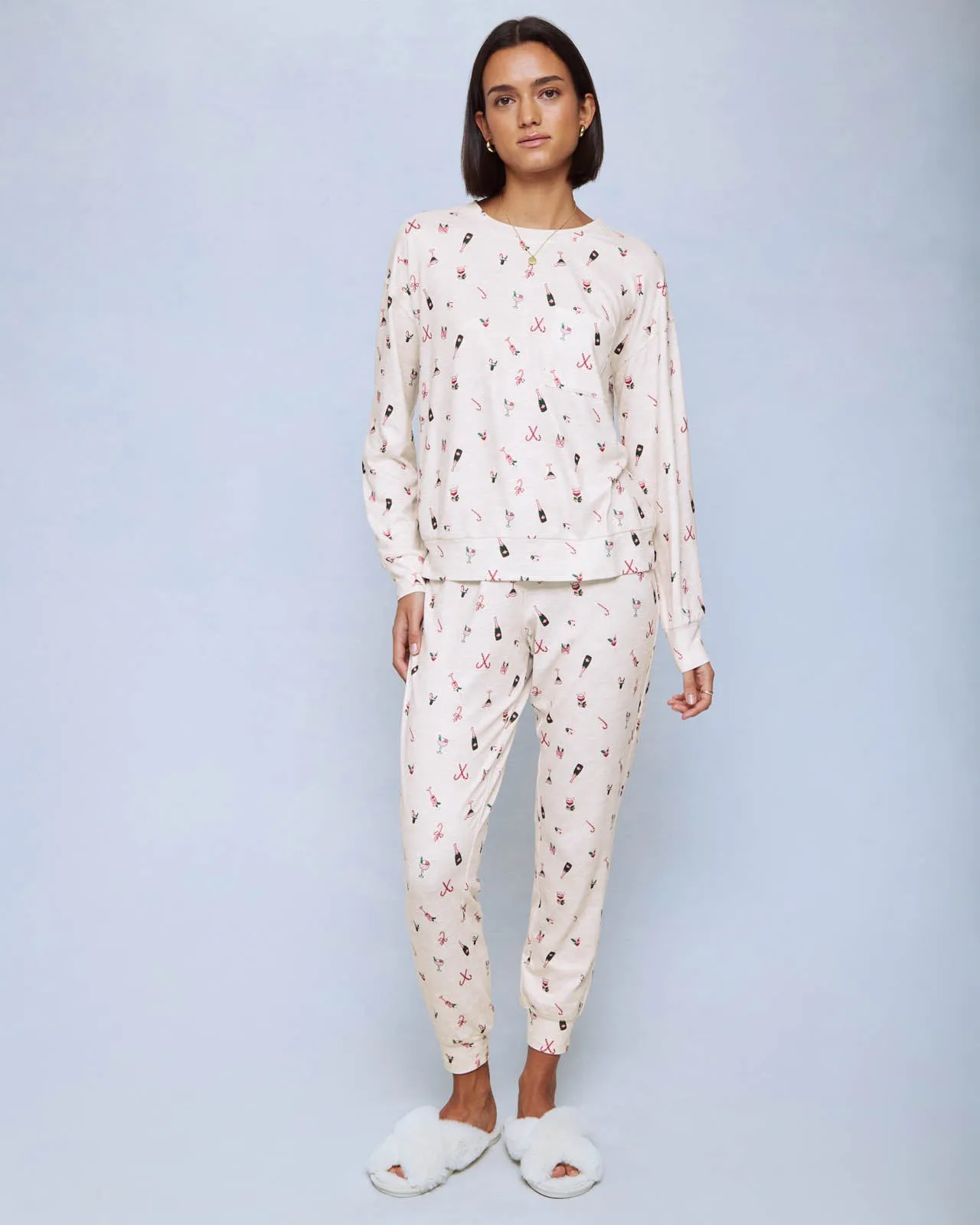 Christmas Cocktail Marna Pillowsoft PJ Set sold by Splendid product image thumbnail 3