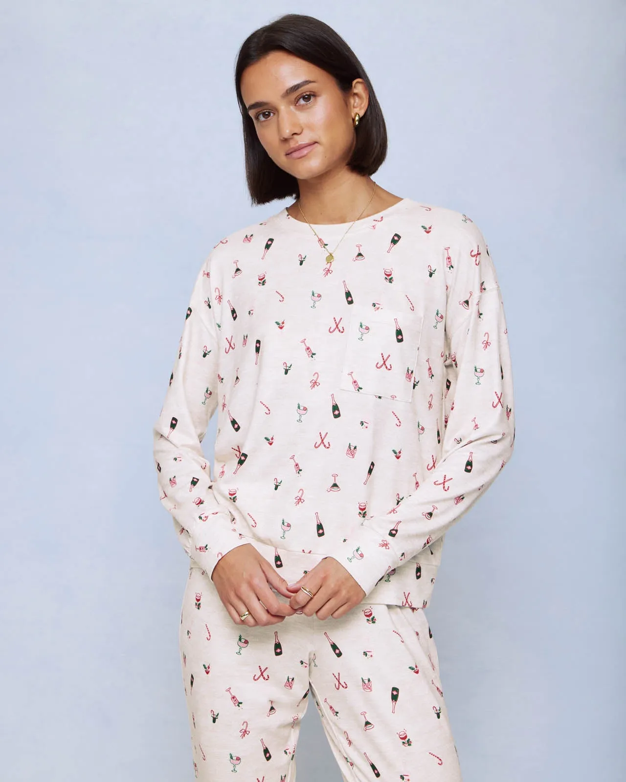 Christmas Cocktail Marna Pillowsoft PJ Set sold by Splendid