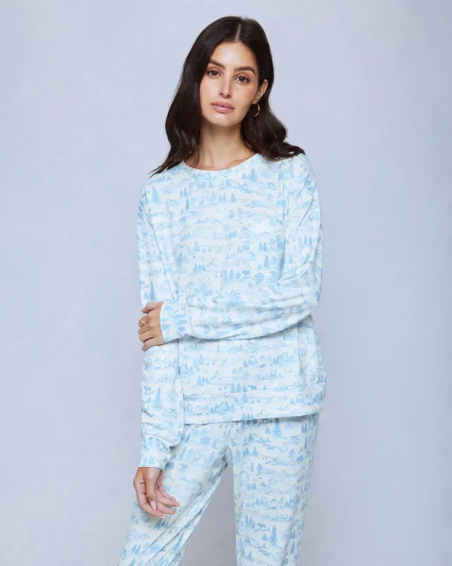 Winter Toile Marna Pillowsoft Set made by Splendid