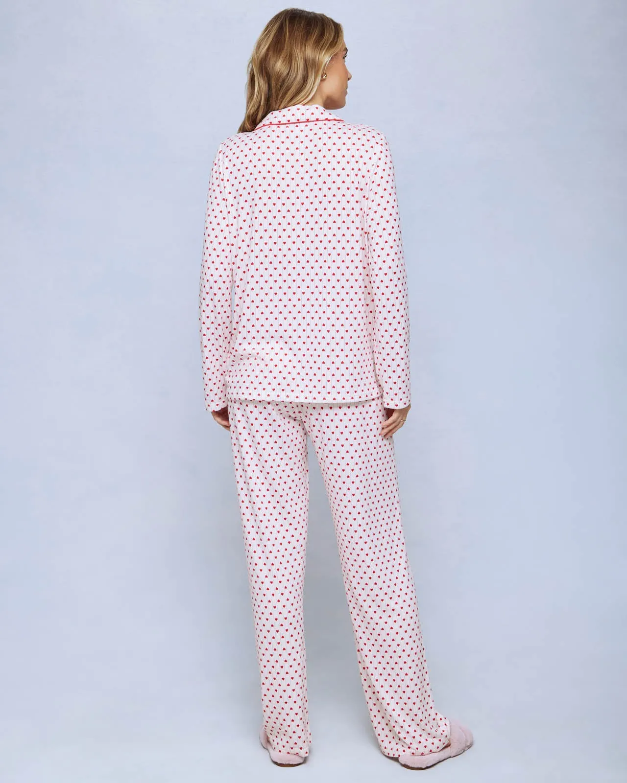Holiday Hearts Pillowsoft Pant and Long Sleeve Set sold by Splendid product image thumbnail 5