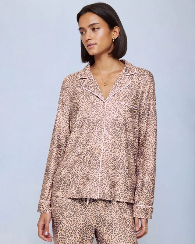 Natural Animal Long Sleeve Notch and Pant Set made by Splendid