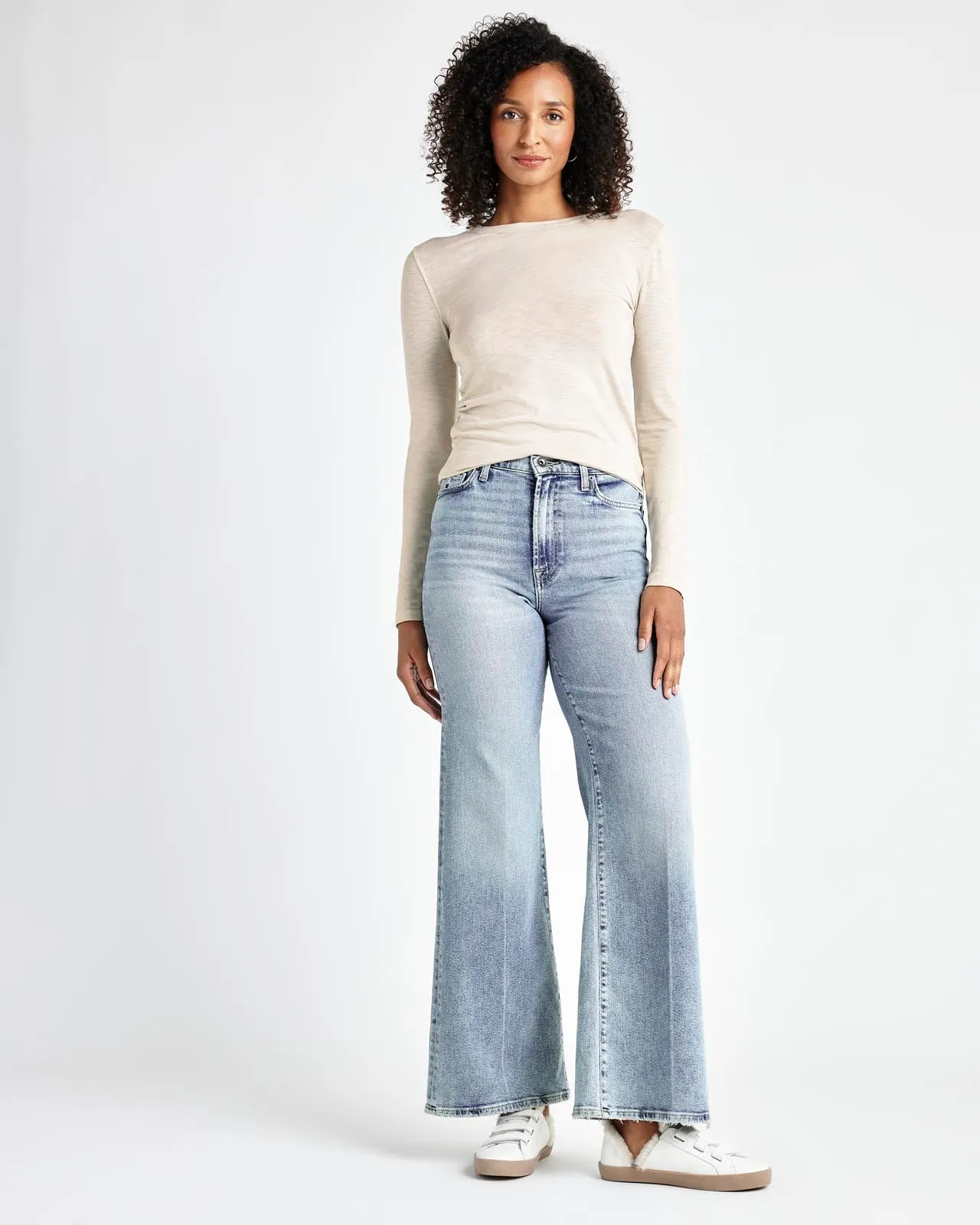 Eve Long Sleeve Slub Tee sold by Splendid product image thumbnail 5