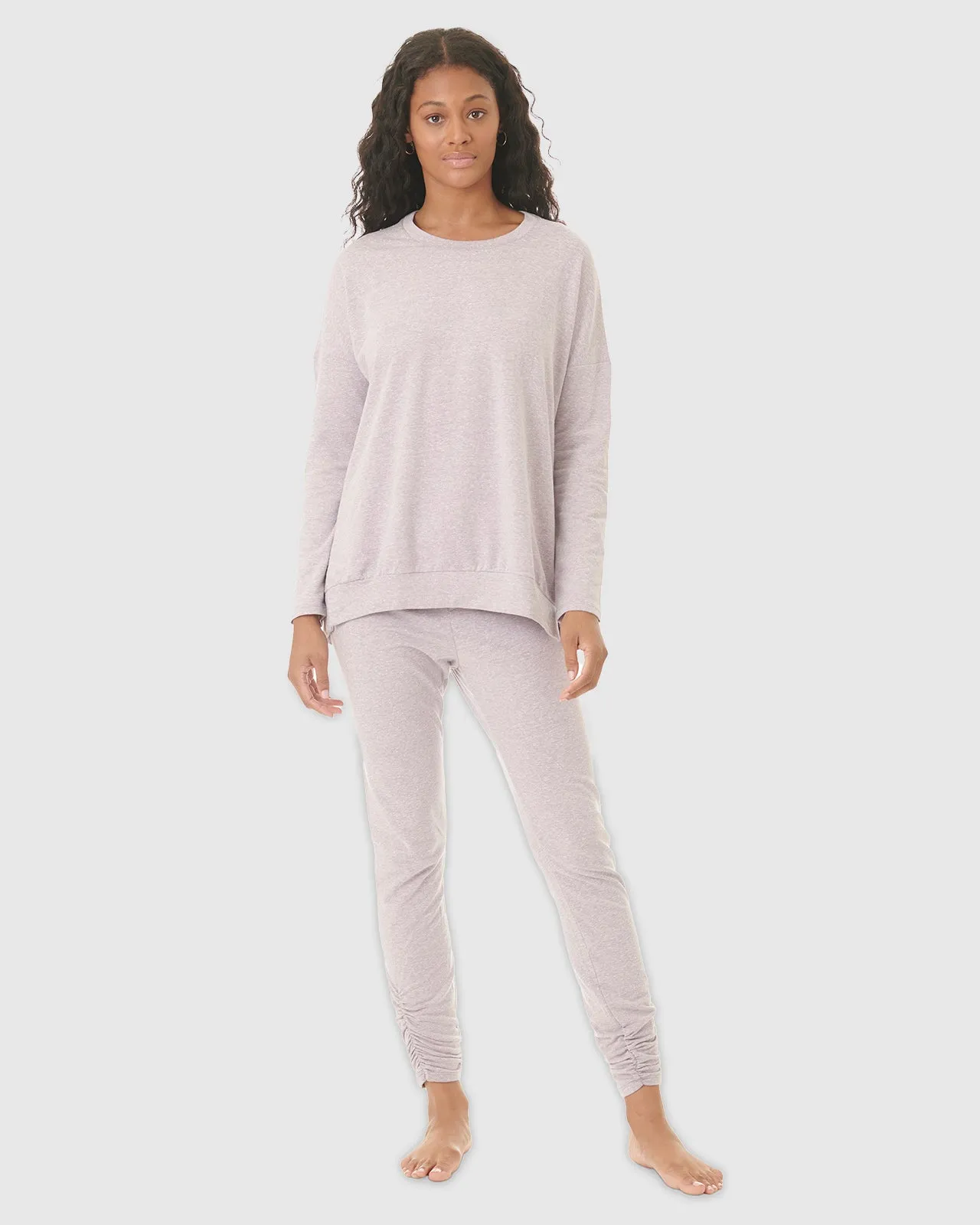 Smokey Fig Heavenly Long Sleeve PJ Set sold by Splendid