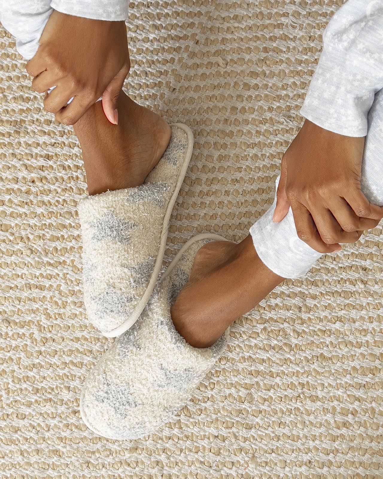 Cozy Fuzzy Stars Slippers sold by Splendid product image thumbnail 2