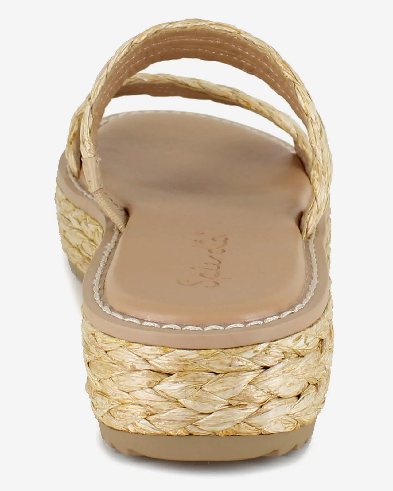Goldi Raffia Wedge in Natural sold by Splendid product image thumbnail 5