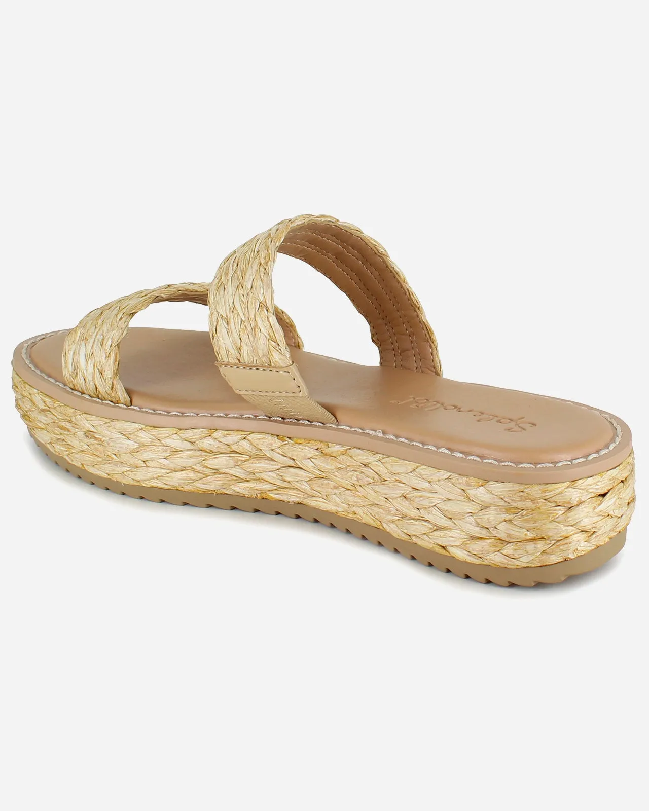 Goldi Raffia Wedge in Natural sold by Splendid product image thumbnail 2