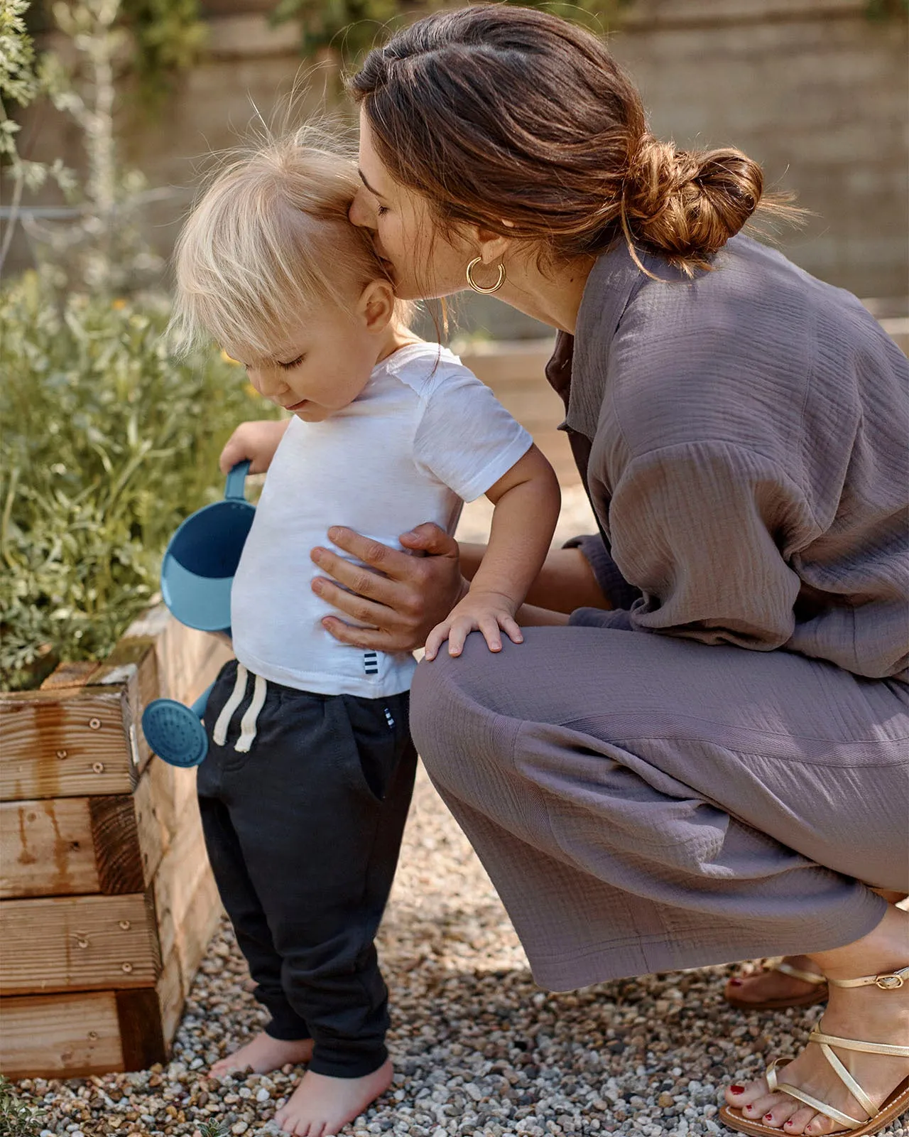 Little Boy Brushed French Terry Jogger sold by Splendid