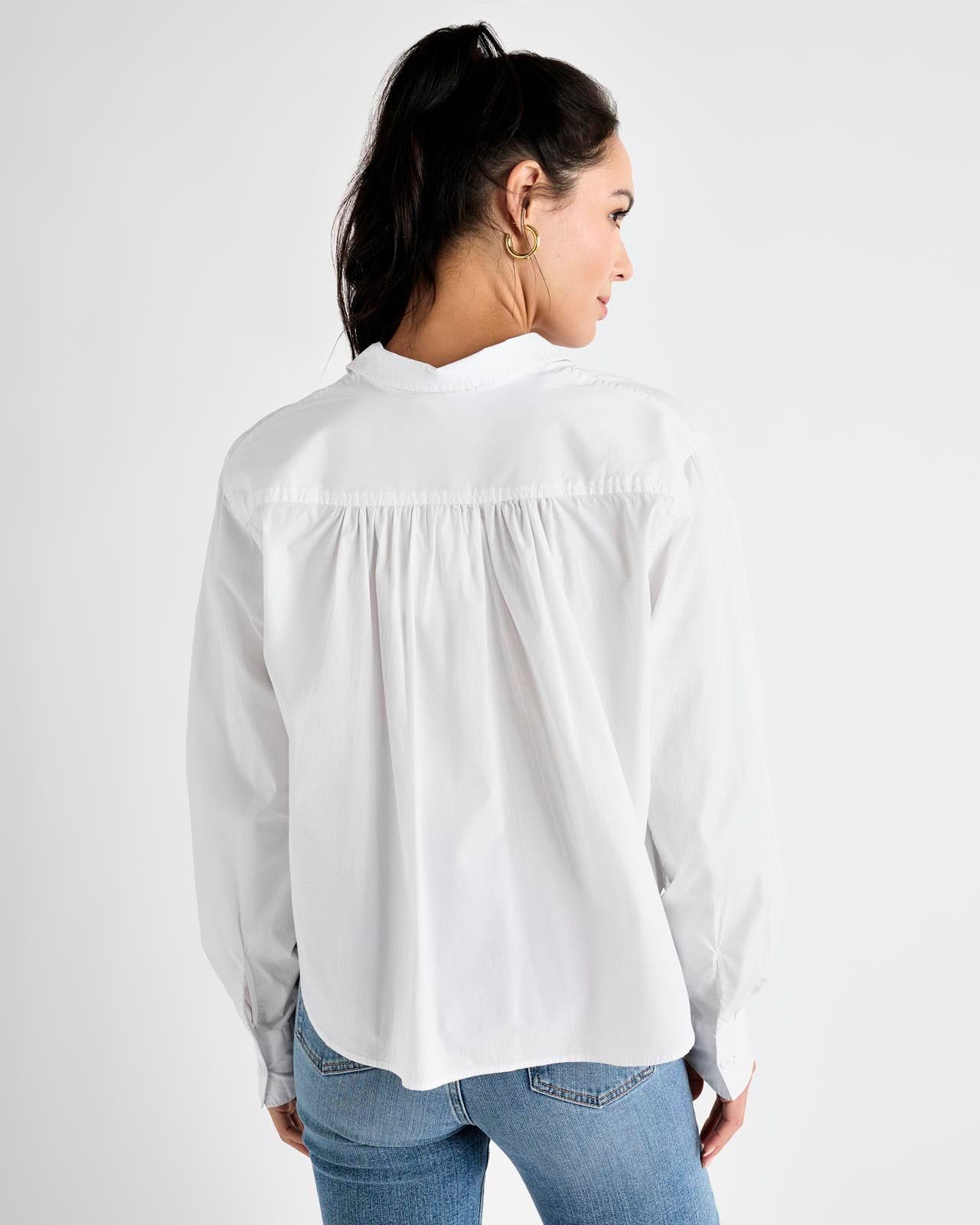 Cropped Poplin Button Down sold by Splendid product image thumbnail 5