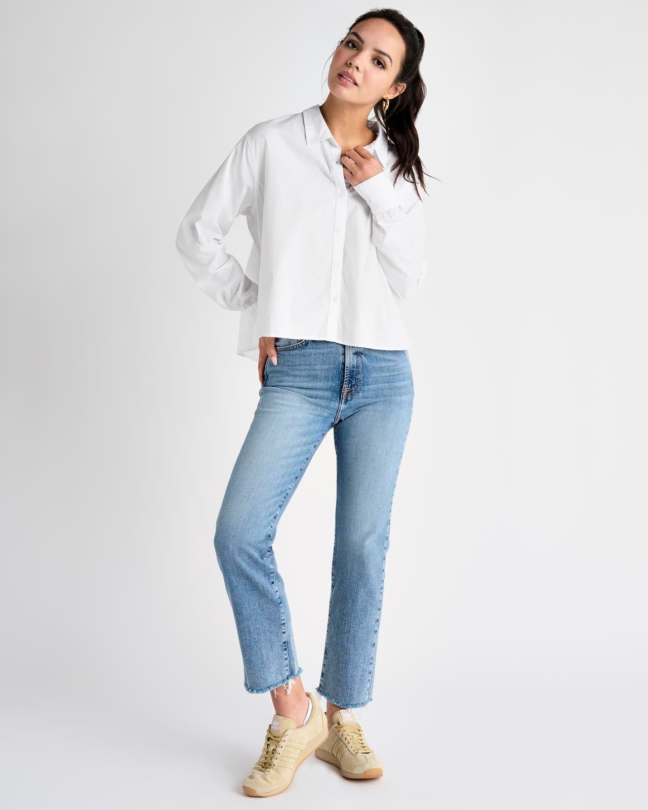 Cropped Poplin Button Down sold by Splendid product image thumbnail 2