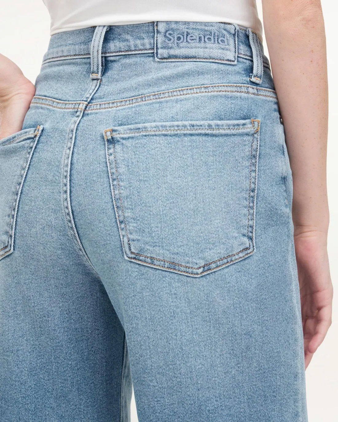 Ultra High-Rise Wide Leg Vintage Jeans sold by Splendid product image thumbnail 5