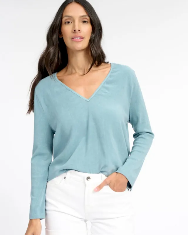 Zinnia V-Neck Top sold by Splendid