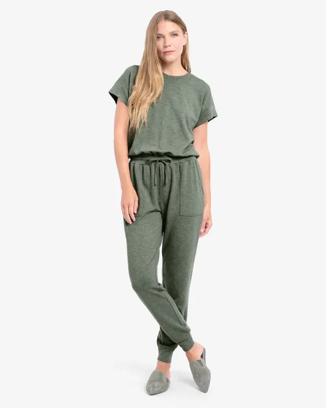 Kay Short Sleeve Jumpsuit sold by Splendid