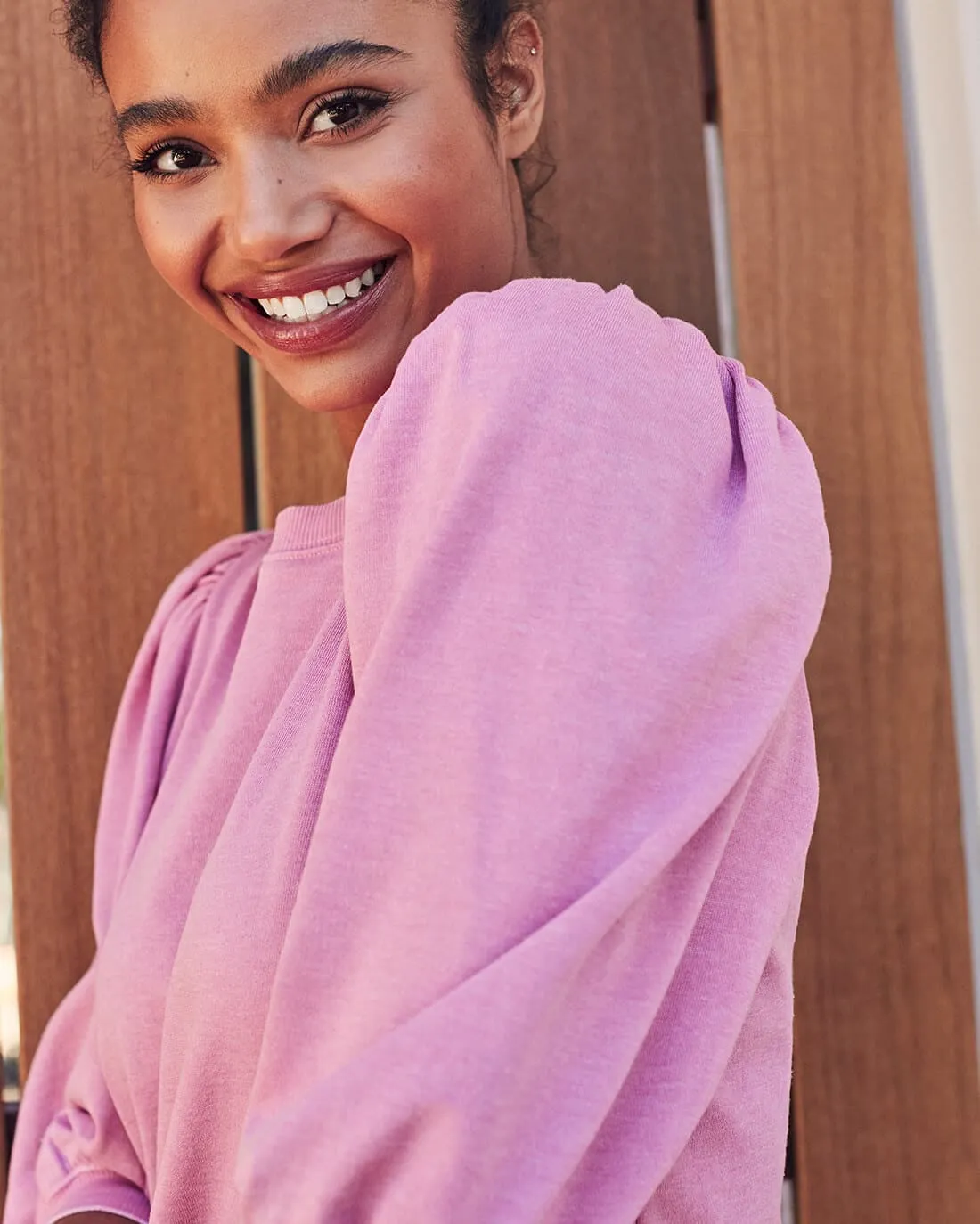 Mariposa Flounce Pullover sold by Splendid