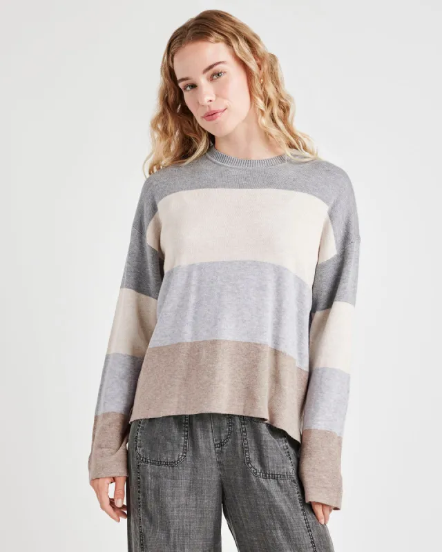 Georgie Oversized Stripe Sweater sold by Splendid