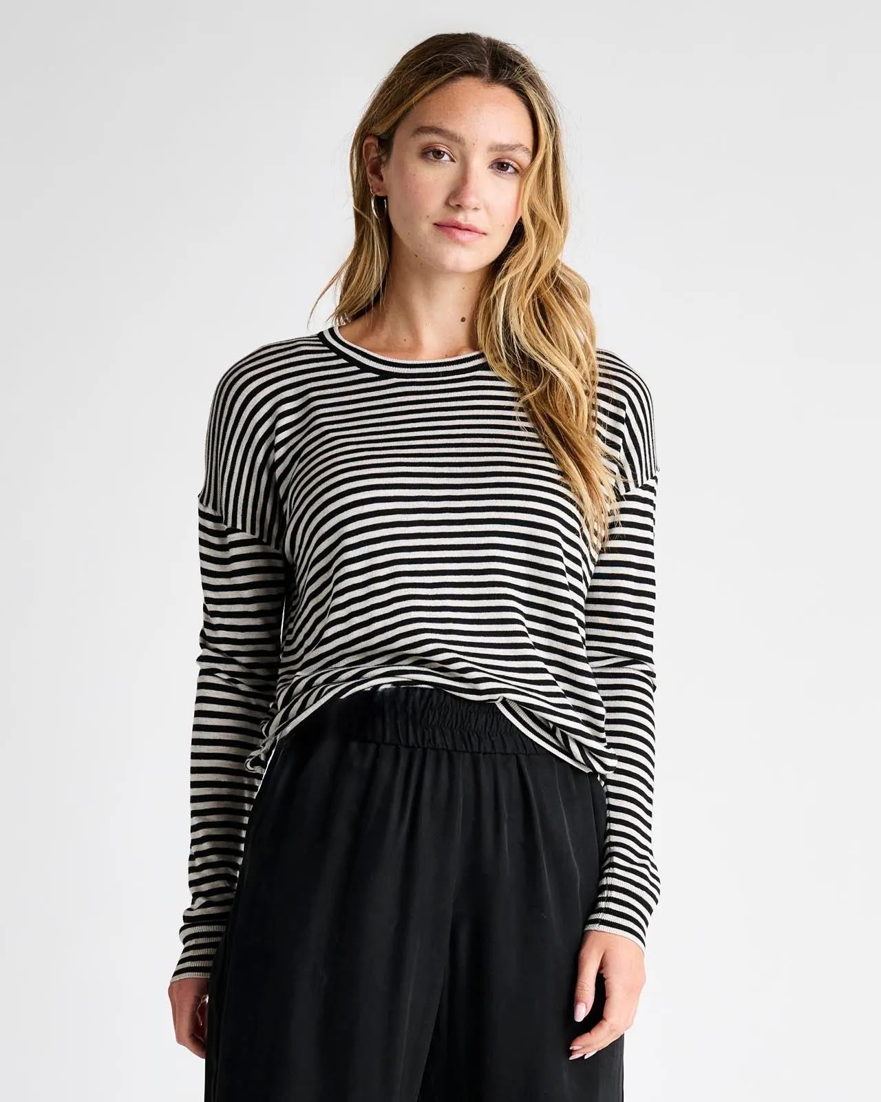 Inez Stripe Sweater sold by Splendid