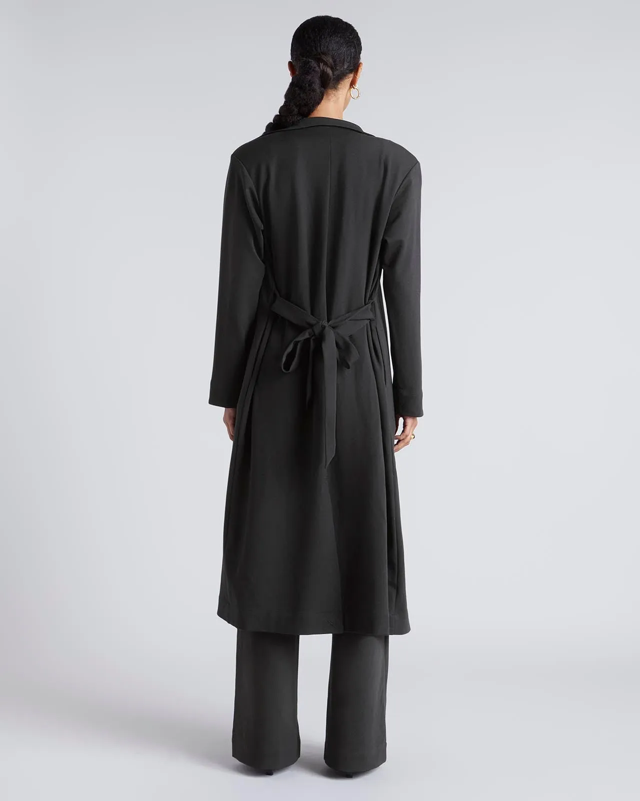 Kate Young x Splendid Wool Blend Wrap Coat sold by Splendid product image thumbnail 5