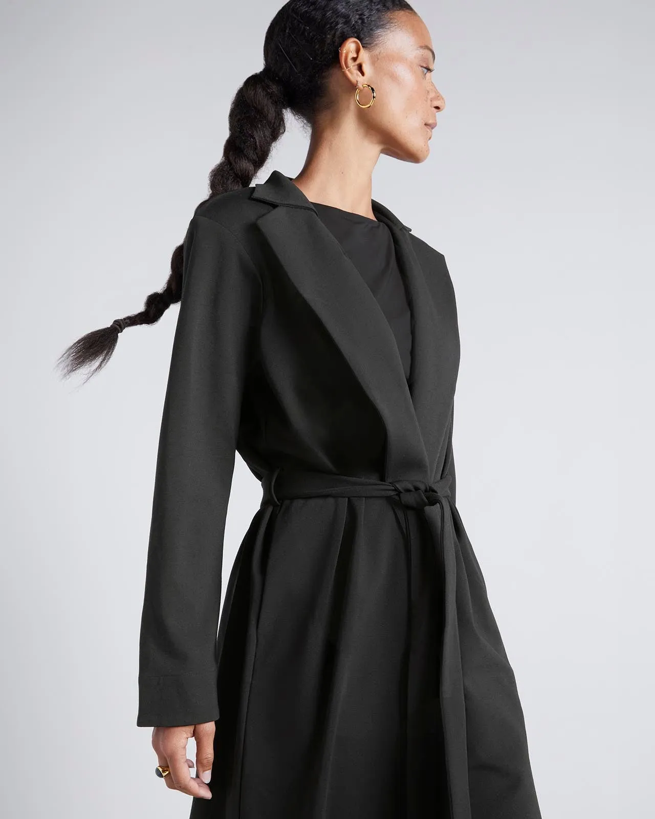 Kate Young x Splendid Wool Blend Wrap Coat sold by Splendid product image thumbnail 2