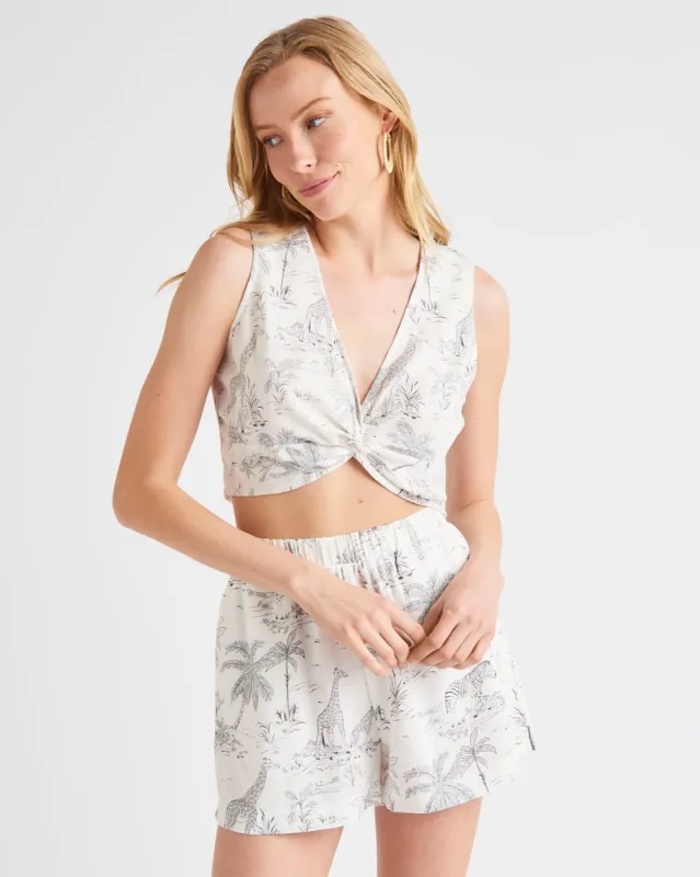 Nyla Twist Crop Tank sold by Splendid