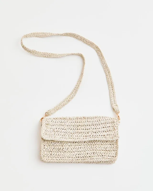 Riviera Raffia Clutch sold by Splendid