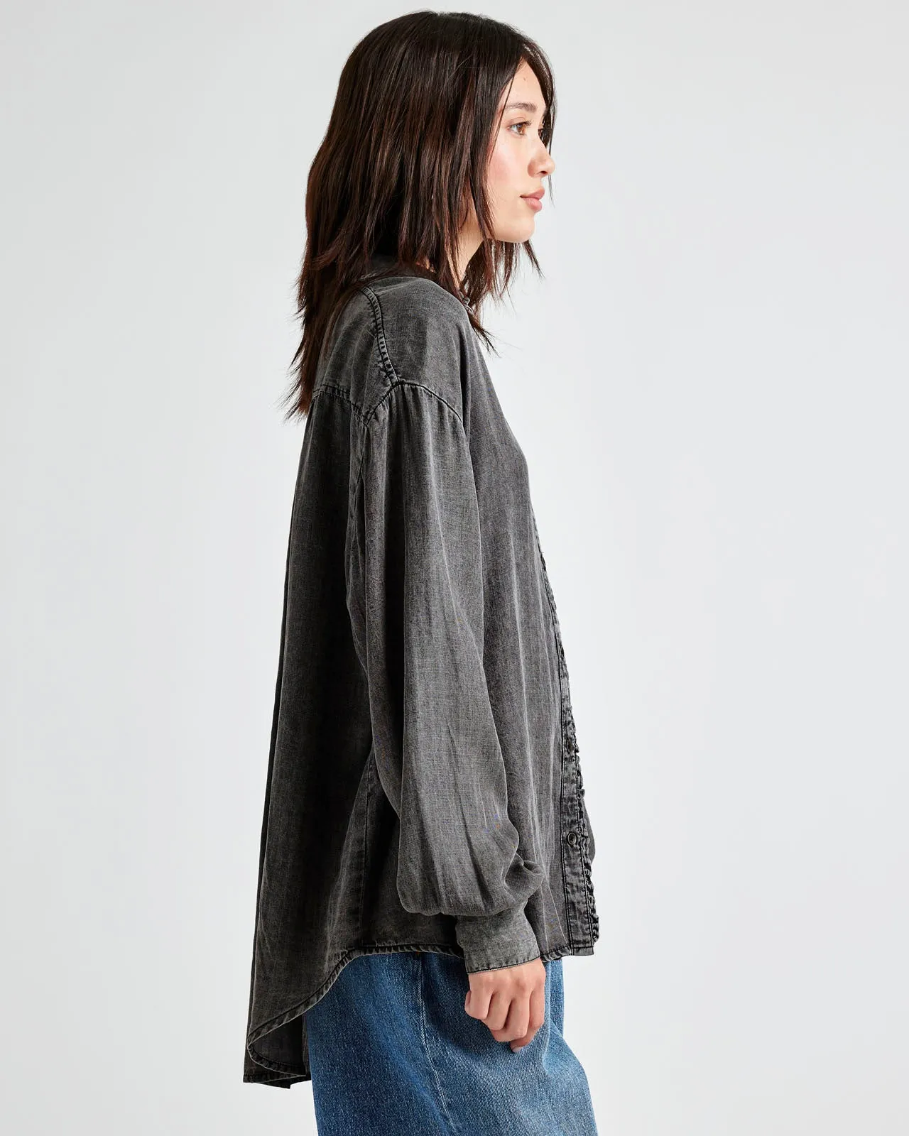 Macie Black Indigo Button Down sold by Splendid product image thumbnail 3